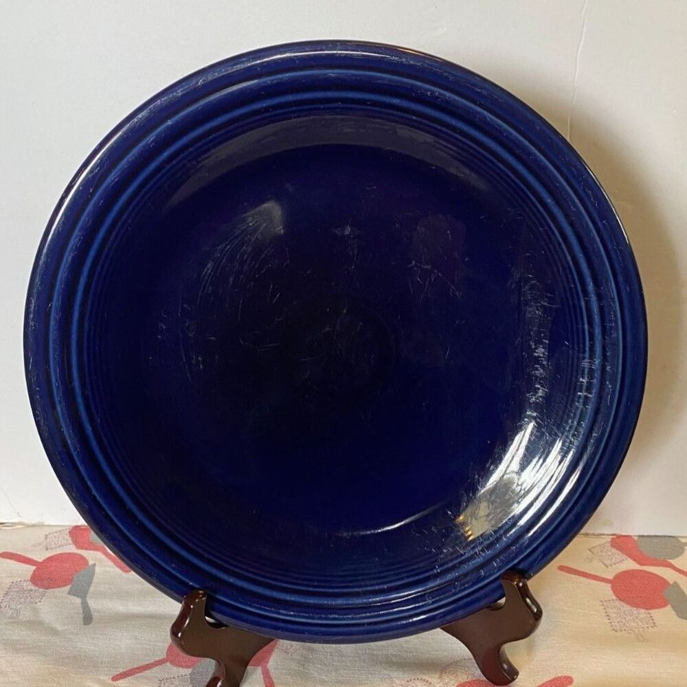 Fiestaware Cobalt 10 ½” Classic Rim Dinner Plate